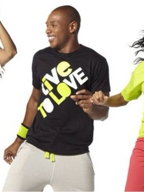 Live to Love Graphic Tee - Neon Yellow, White on Black Tee